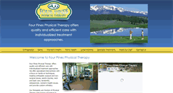 Desktop Screenshot of fourpinespt.com